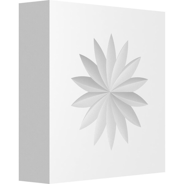 Ekena Millwork Standard Sedgwick Flower Rosette With Square Edge, 3"W x 3"H x 3/4"P ROSP030X030X075SDG09 - main